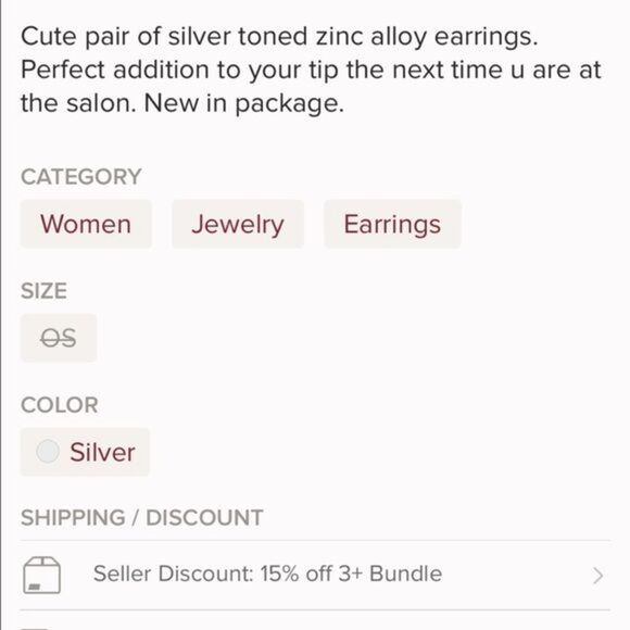 (G3) Hairstylist Earrings - Picture 4 of 4